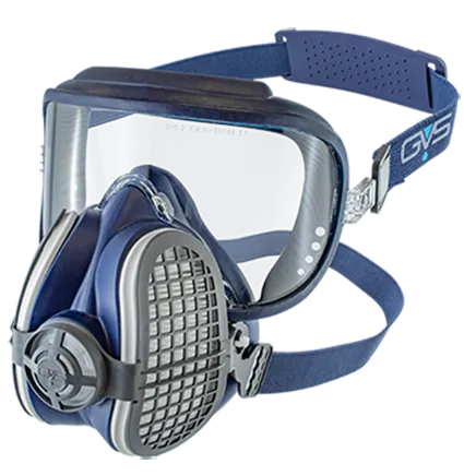 GVS ELIPSE Integra obličejová filtrační maska P3  NO proti prachu a zápachu s výměnnými filtry a příslušenství