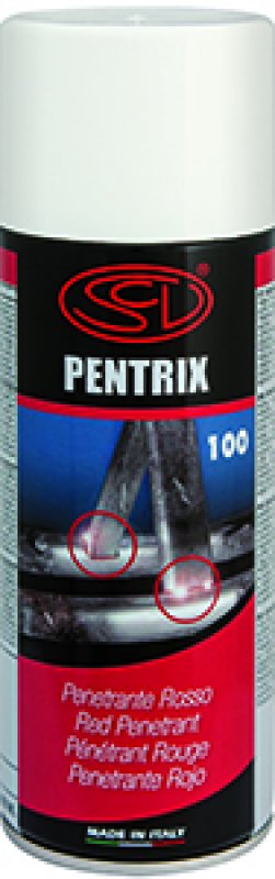 PENTRIX 100 Červený penetrační sprej k zjišťování povrchových vad po svařování 400 ml