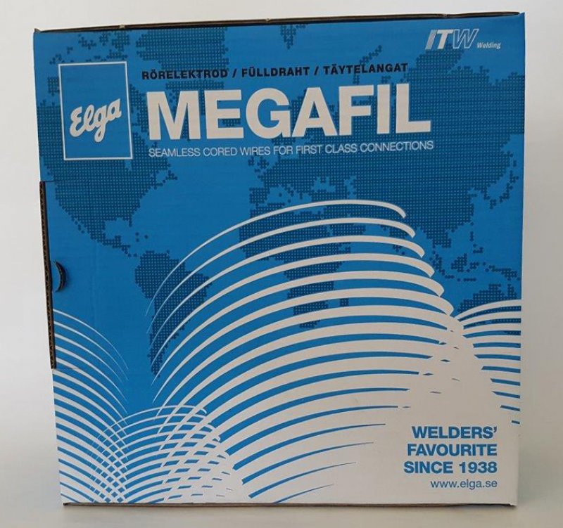 Megafil 713R, bezešvý trubičkový drát s rutilovou náplní