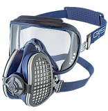 GVS ELIPSE Integra obličejová filtrační maska P3  proti prachu s výměnnými filtry